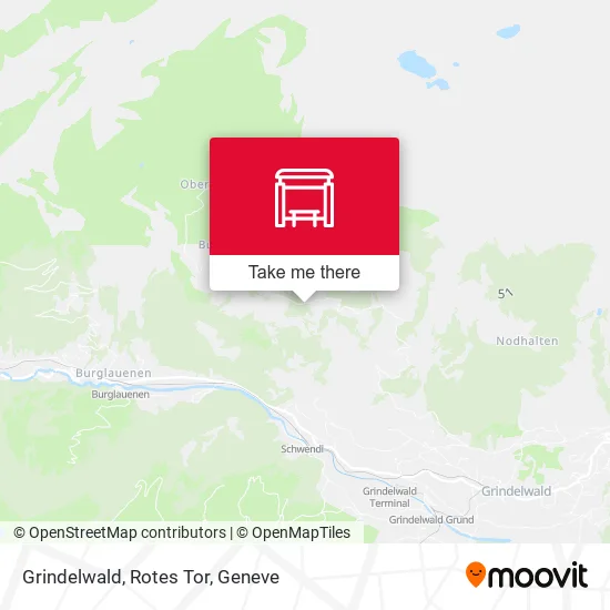 Grindelwald, Rotes Tor map