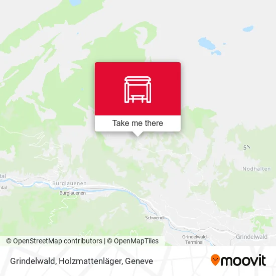 Grindelwald, Holzmattenläger map