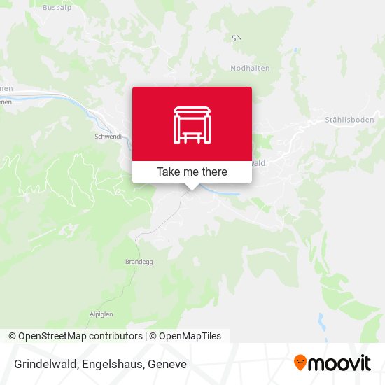 Grindelwald, Engelshaus map