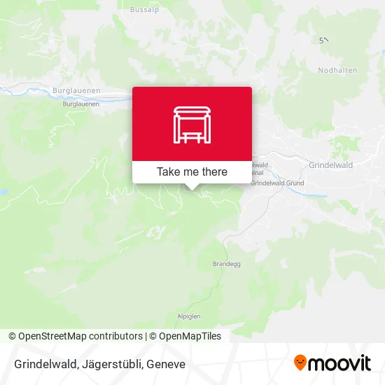 Grindelwald, Jägerstübli map