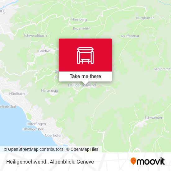 Heiligenschwendi, Alpenblick map