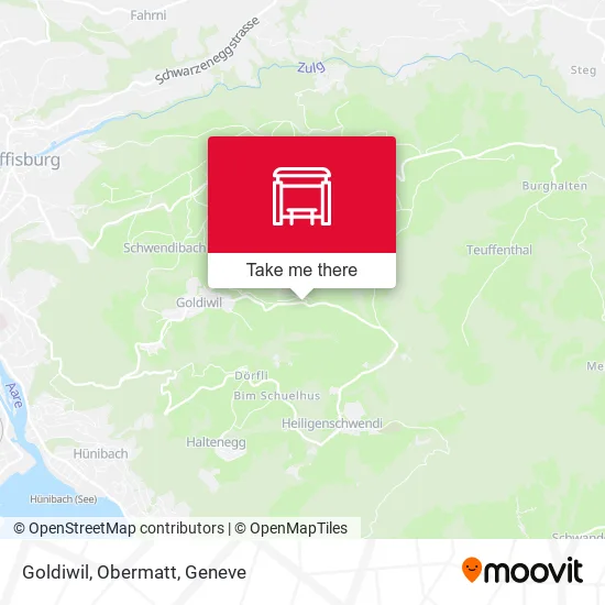Goldiwil, Obermatt map