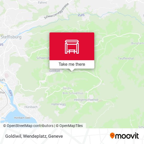 Goldiwil, Wendeplatz map