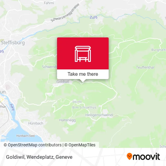 Goldiwil, Wendeplatz map