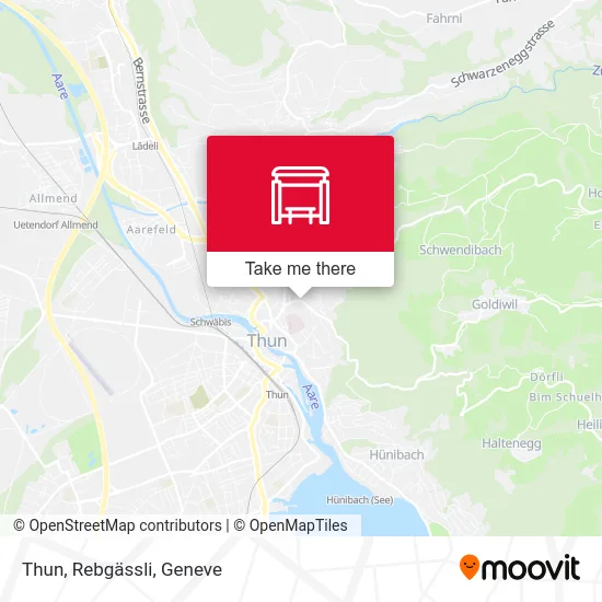 Thun, Rebgässli map