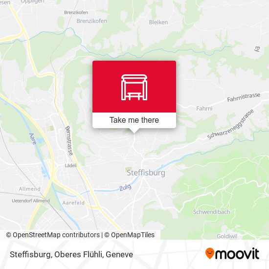 Steffisburg, Oberes Flühli map