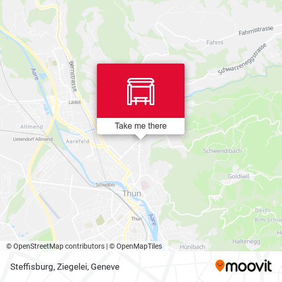 Steffisburg, Ziegelei map