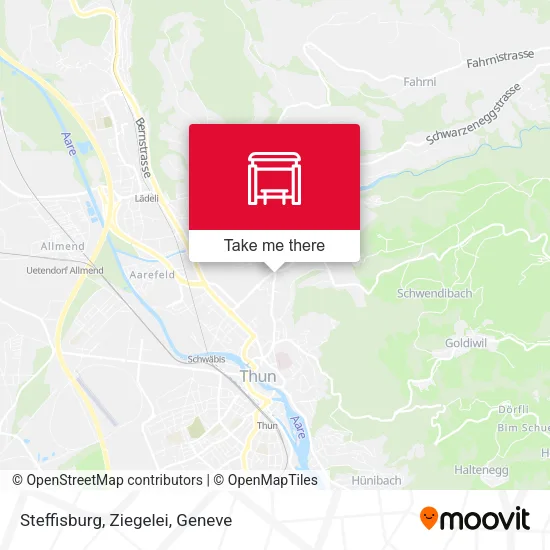 Steffisburg, Ziegelei map
