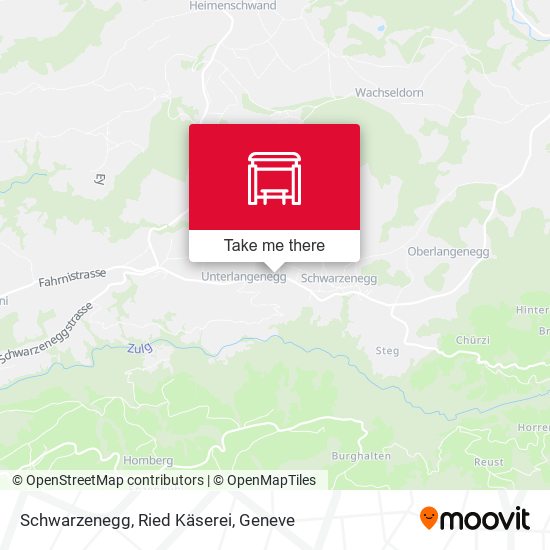 Schwarzenegg, Ried Käserei map