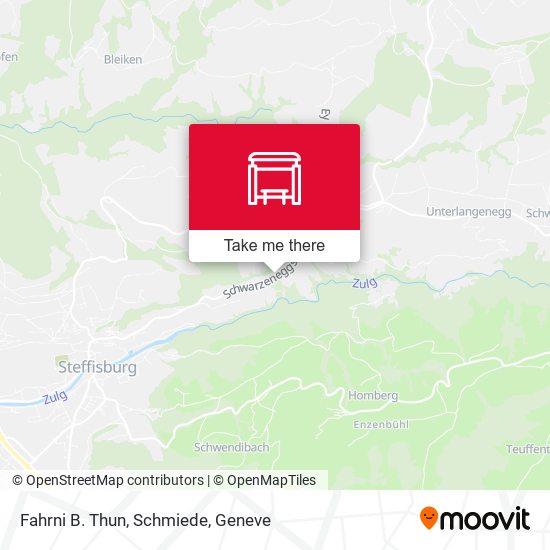 Fahrni B. Thun, Schmiede map