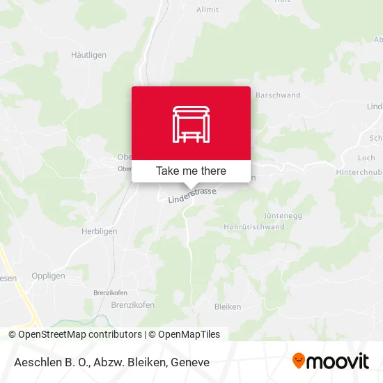 Aeschlen B. O., Abzw. Bleiken plan