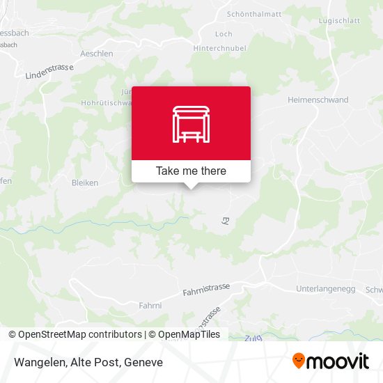 Wangelen, Alte Post map