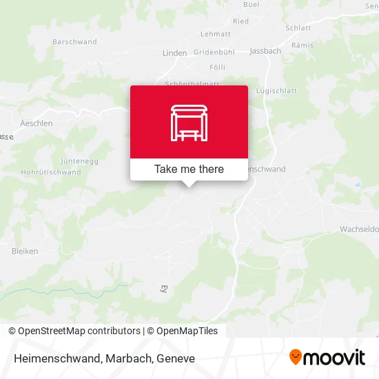 Heimenschwand, Marbach map
