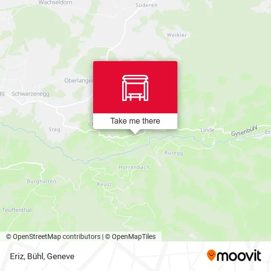 Eriz, Bühl map