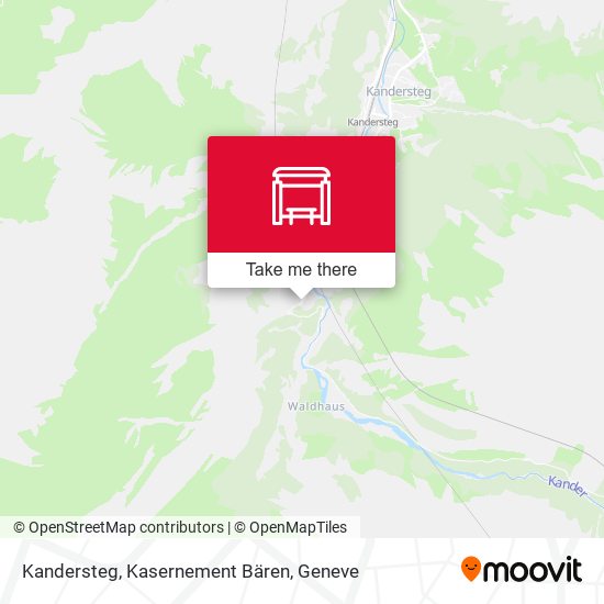 Kandersteg, Kasernement Bären map