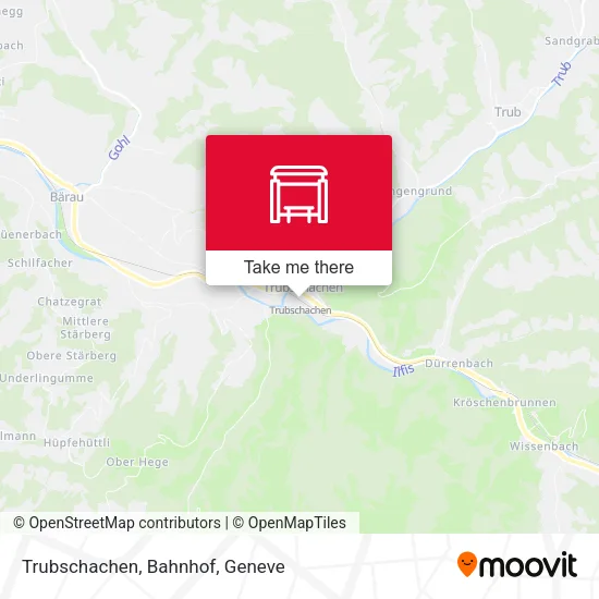 Trubschachen, Bahnhof map