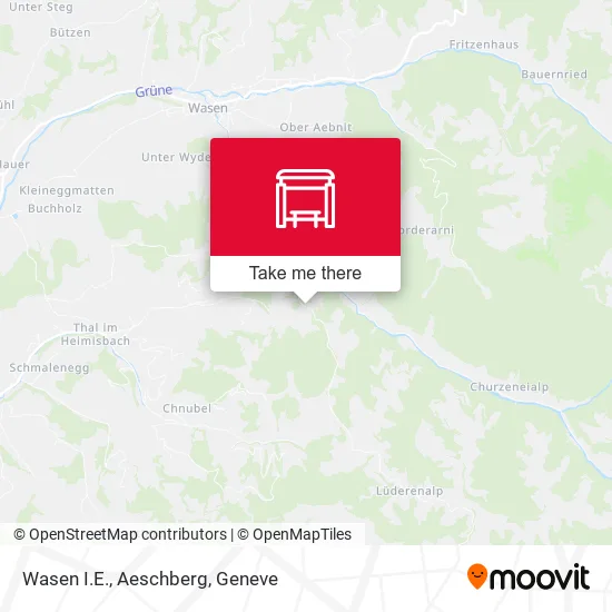 Wasen I.E., Aeschberg map