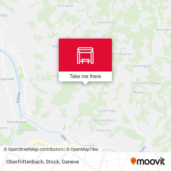 Oberfrittenbach, Stock map