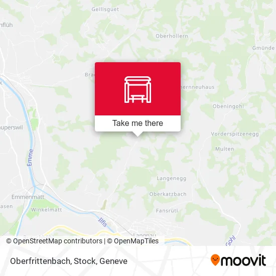 Oberfrittenbach, Stock map
