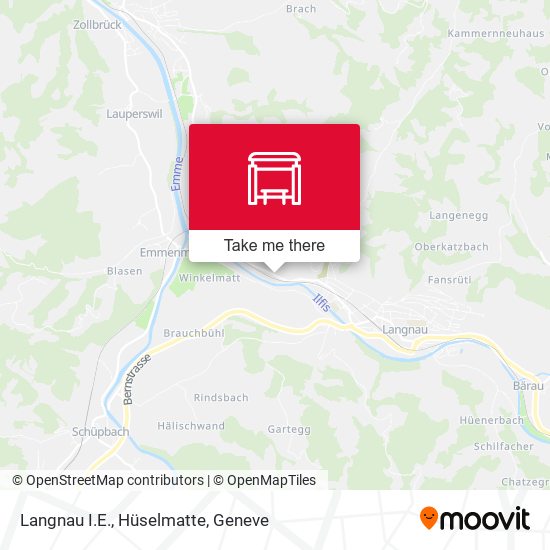 Langnau I.E., Hüselmatte map