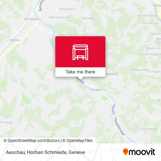 Aeschau, Horben Schmiede map