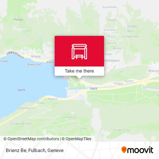 Brienz Be, Fulbach map