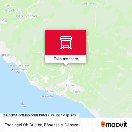 Tschingel Ob Gunten, Bösenzelg map