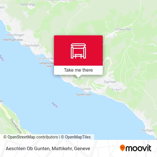 Aeschlen Ob Gunten, Mattikehr map