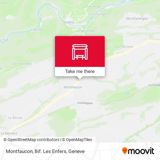 Montfaucon, Bif. Les Enfers map