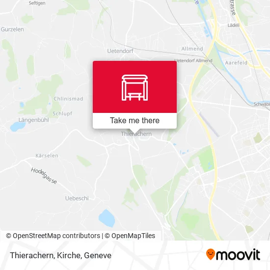 Thierachern, Kirche map