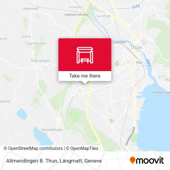 Allmendingen B. Thun, Längmatt map