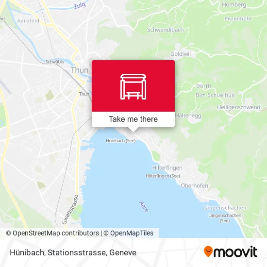Hünibach, Stationsstrasse map