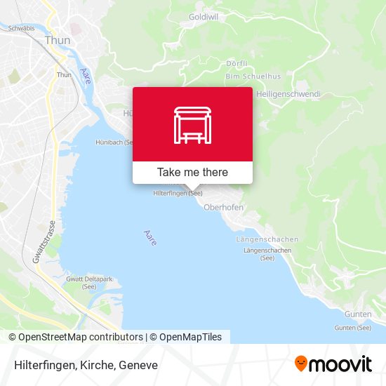 Hilterfingen, Kirche map