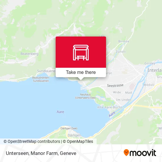 Unterseen, Manor Farm map