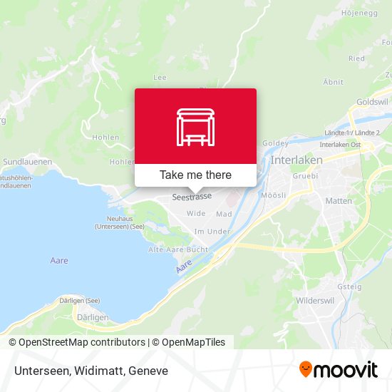 Unterseen, Widimatt map