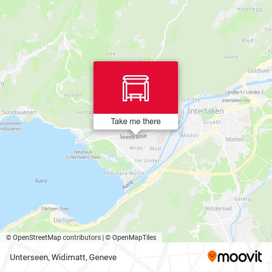 Unterseen, Widimatt map