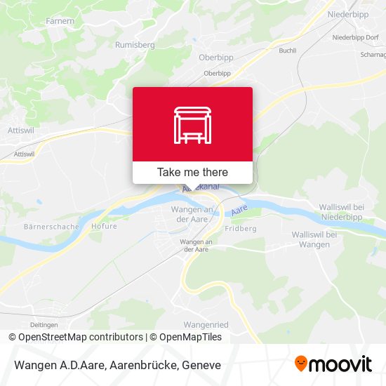 Wangen A.D.Aare, Aarenbrücke map
