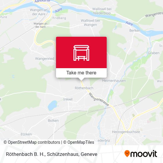 Röthenbach B. H., Schützenhaus map