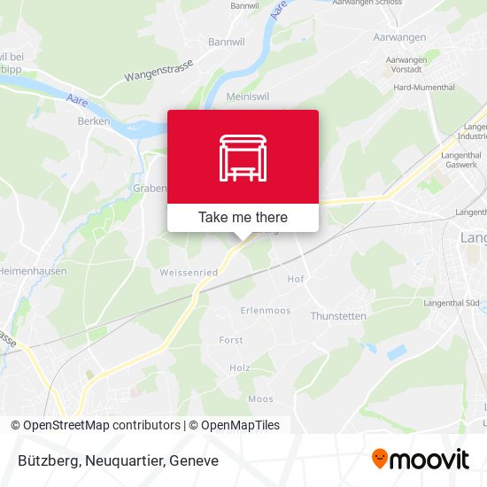 Bützberg, Neuquartier map