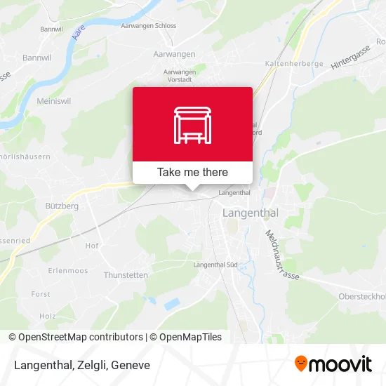 Langenthal, Zelgli map