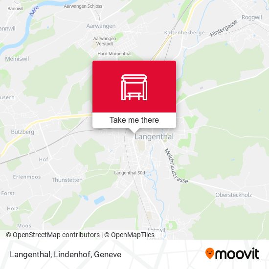 Langenthal, Lindenhof map