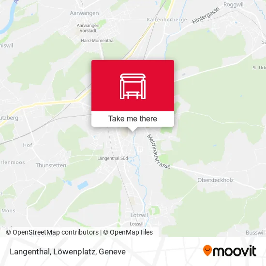Langenthal, Löwenplatz map