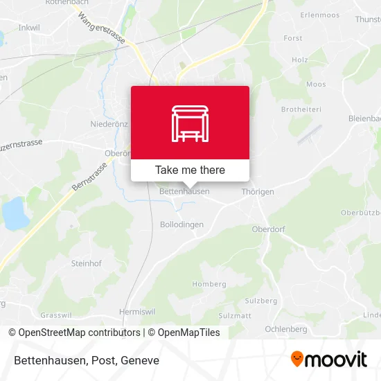Bettenhausen, Post map