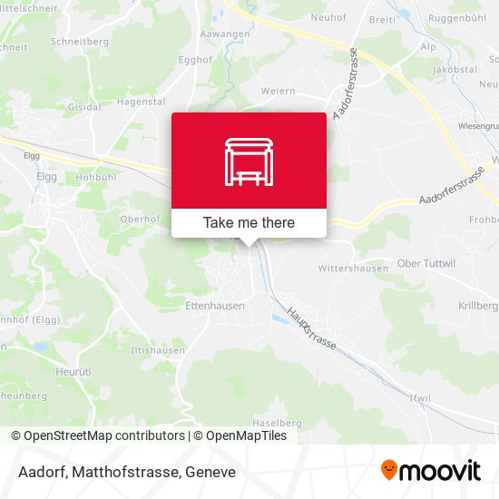 Aadorf, Matthofstrasse map