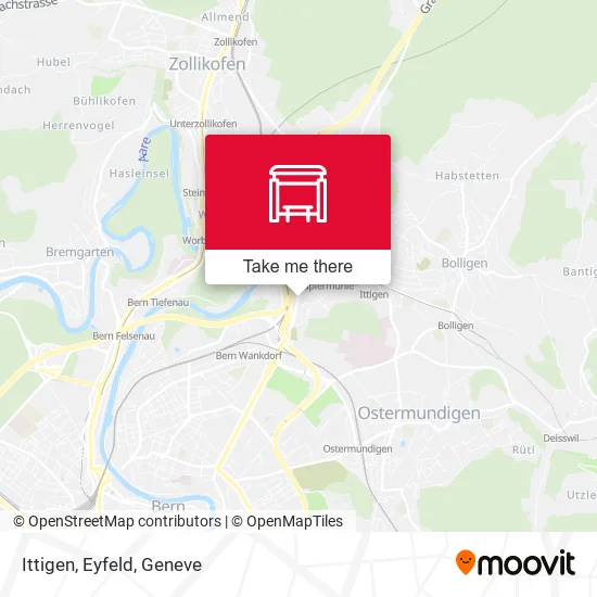 Ittigen, Eyfeld map