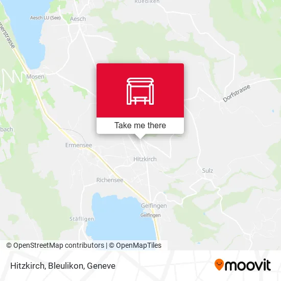 Hitzkirch, Bleulikon map