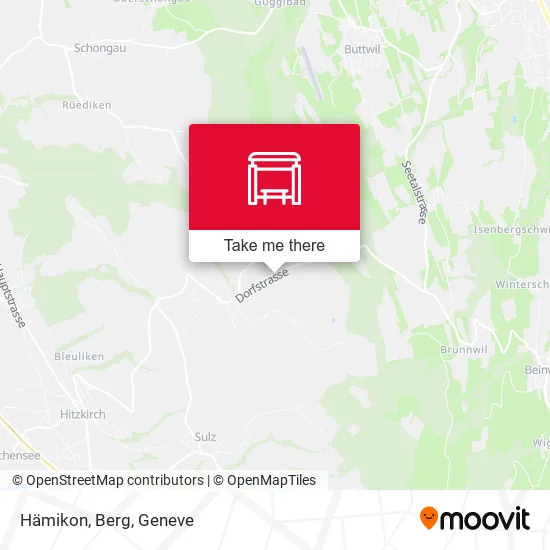 Hämikon, Berg map