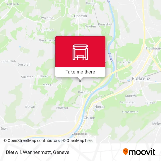 Dietwil, Wannenmatt map