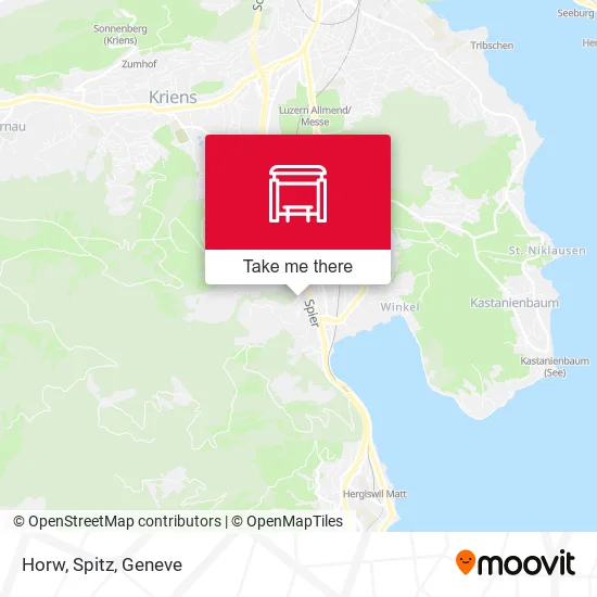 Horw, Spitz map