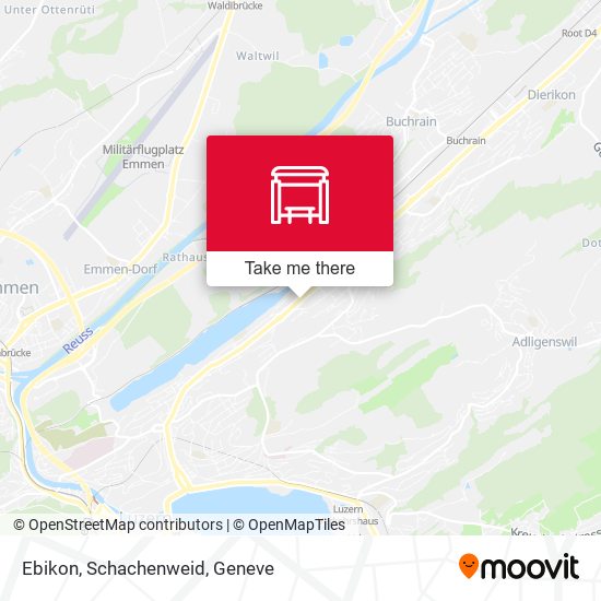 Ebikon, Schachenweid map